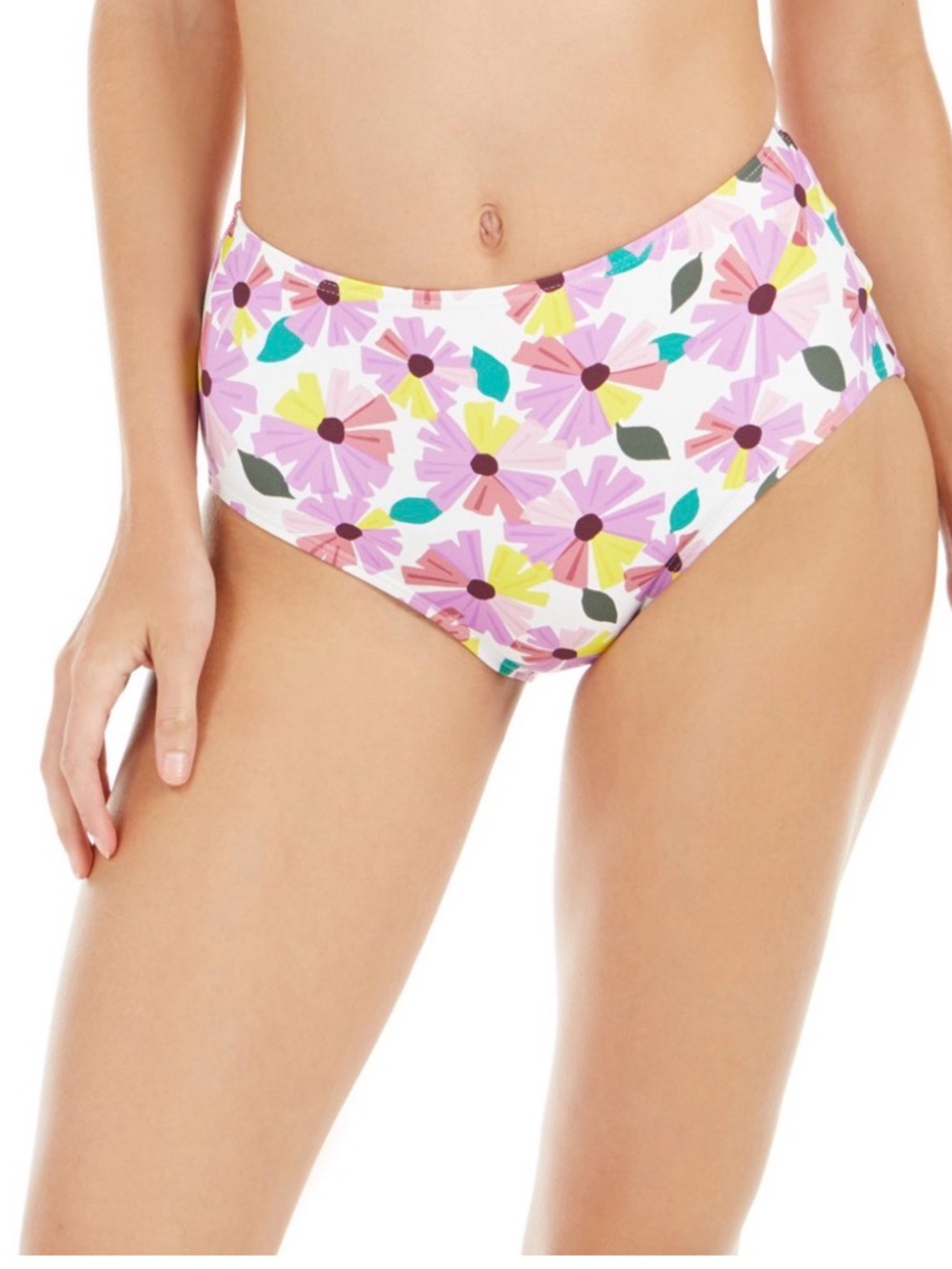 kate spade wallflower high waist bikini bottom size medium NWOT